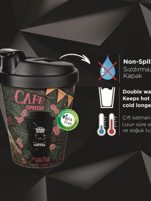 Kahve Bardağı - Termoslu 400ml - 13,5 oz