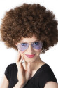 Kahve Renk Kıvırcık Afro Bonus Peruk Kahve Renk Kıvırcık Afro Bonus Peruk