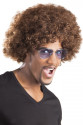 Kahve Renk Kıvırcık Afro Bonus Peruk Kahve Renk Kıvırcık Afro Bonus Peruk