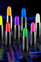 Karanlıkta Parlayan Yanan UV Neon Ruj Yüz Boyama 6 Adet 6 Renk