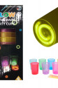 Karanlıkta Yanan Gece Işığı Mega Glow Bardaklar 8 Adet 8.5 x 10.5 cm