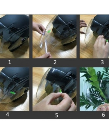 Kask Yağmur Kaydırıcı - Anti-sis Hidrofobik Film Kask Yağmur Kaydırıcı - Anti-sis Hidrofobik Film