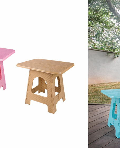 Katlanır Rattan Sehpa Dayanıklı Plastik Balkon Bahçe Kamp Sehpası Katlanır Rattan Sehpa Dayanıklı Plastik Balkon Bahçe Kamp Sehpası