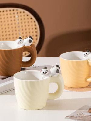 Kedi Motifli Kupa Bardak Kedi Motifli Kupa Bardak