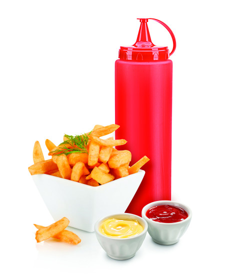 Ketçap Şişesi - 1000ML Dev Boy Kırmızı