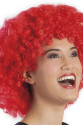 Kırmızı Renk Kıvırcık Afro Bonus Peruk