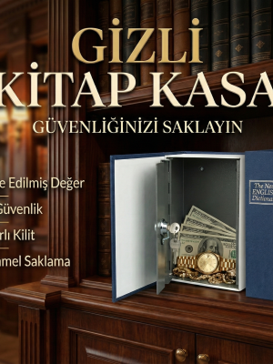 Kitap Görünümlü Gizli Kasa