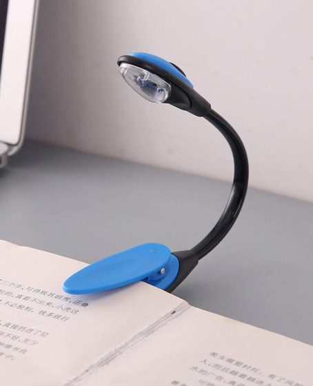 Kitap Okuma Işığı Led Booklight Kıskaçlı Pilli Model Led Işık Kitap Okuma Işığı Led Booklight Kıskaçlı Pilli Model Led Işık