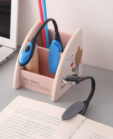 Kitap Okuma Işığı Led Booklight Kıskaçlı Pilli Model Led Işık Kitap Okuma Işığı Led Booklight Kıskaçlı Pilli Model Led Işık