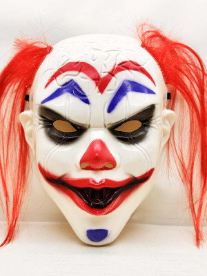 Kızıl Saçlı Joker Palyaço Maskesi Kızıl Saçlı Joker Palyaço Maskesi