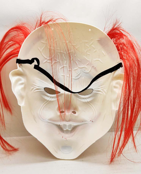 Kızıl Saçlı Joker Palyaço Maskesi