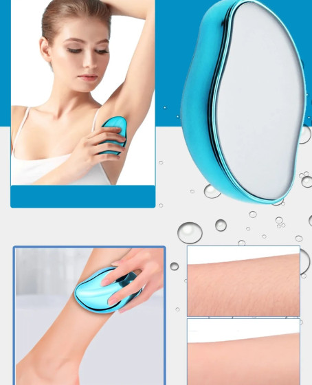 Kristal Epilatör Acısız Manuel Tüy Dökücü Epilatör Tüy Silgisi Epilasyon Aleti Kol Bacak Koltuk Altı Kristal Epilatör Acısız Manuel Tüy Dökücü Epilatör Tüy Silgisi Epilasyon Aleti Kol Bacak Koltuk Altı