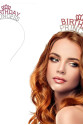 Kristal Taşlı Pembe Birthday Princess Yazılı Parti Tacı 19x11 cm