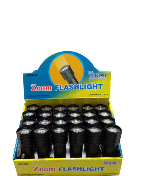 Küçük Güçlü Zoomlu EL Feneri Wt-094 Küçük Güçlü Zoomlu EL Feneri Wt-094