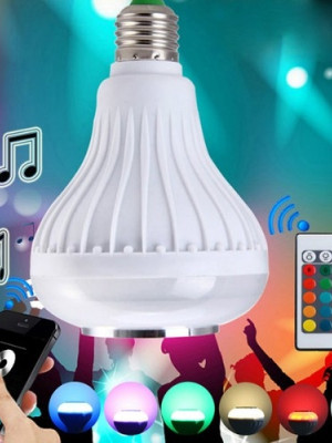 Kumandalı Bluetooth Disco Ampul RGB
