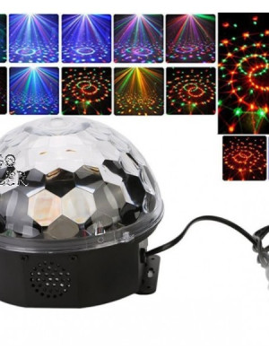 Kumandalı Kristal Led RGB Disko Topu