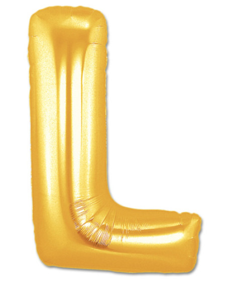 L Harf Folyo Balon Altın Renk  40 inç