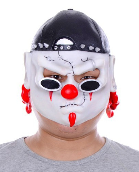 Lateks Şapkalı Gözlüklü Beyaz Maske