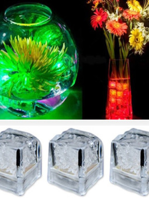Led Işıklı Buz Küpleri (3 Adet)