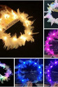 Led Işıklı Rengarenk Yanan 3 Fonksiyonlu Otrişli Parti Tacı Pembe Renk 12x12 cm