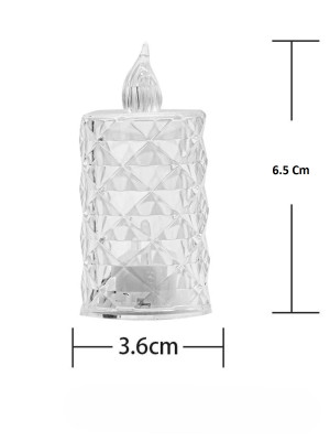 Led Mum Şeffaf Kristal LED Mum Pilli Alevsiz Çay Mumu Düğün Doğum Günü Ortam Işığı Midi Led Mum Şeffaf Kristal LED Mum Pilli Alevsiz Çay Mumu Düğün Doğum Günü Ortam Işığı Midi