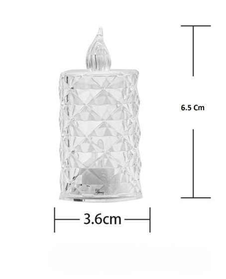 Led Mum Şeffaf Kristal LED Mum Pilli Alevsiz Çay Mumu Düğün Doğum Günü Ortam Işığı Midi Led Mum Şeffaf Kristal LED Mum Pilli Alevsiz Çay Mumu Düğün Doğum Günü Ortam Işığı Midi