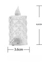 Led Mum Şeffaf Kristal LED Mum Pilli Alevsiz Çay Mumu Düğün Doğum Günü Ortam Işığı Midi Led Mum Şeffaf Kristal LED Mum Pilli Alevsiz Çay Mumu Düğün Doğum Günü Ortam Işığı Midi