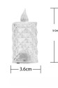 Led Mum Şeffaf Kristal LED Mum Pilli Alevsiz Çay Mumu Düğün Doğum Günü Ortam Işığı Mini Led Mum Şeffaf Kristal LED Mum Pilli Alevsiz Çay Mumu Düğün Doğum Günü Ortam Işığı Mini