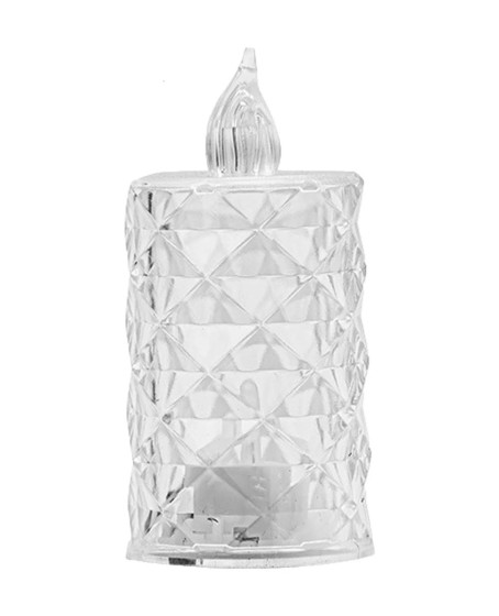Led Mum Şeffaf Kristal LED Mum Pilli Alevsiz Çay Mumu Düğün Doğum Günü Ortam Işığı Midi Led Mum Şeffaf Kristal LED Mum Pilli Alevsiz Çay Mumu Düğün Doğum Günü Ortam Işığı Midi