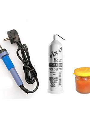 Lehim Havya 40w - Kalem Havya -  Değiştirilebilir Uç TÜP - TEL SET