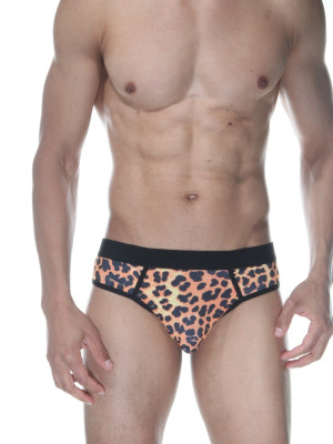 Leopar Jockstrap Fantezi İç Giyim