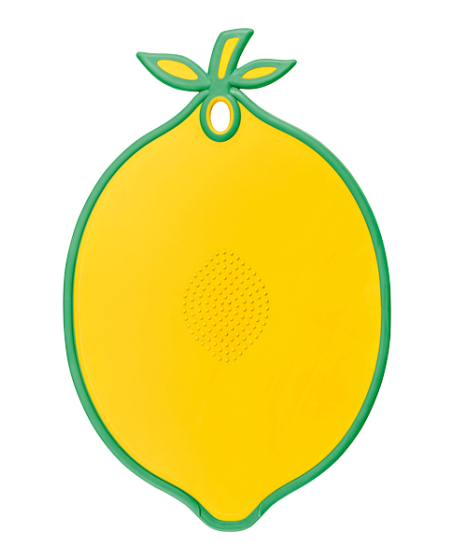 Limon Figürlü Kaydırmaz Kesme - Doğrama Panosu Limon Figürlü Kaydırmaz Kesme - Doğrama Panosu