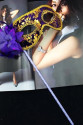 Lüks Taşlı Saplı Maskeli Balo Maskesi Mor Renk 35 cm Lüks Taşlı Saplı Maskeli Balo Maskesi Mor Renk 35 cm