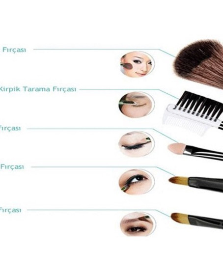 Makyaj Fırça Seti 5 Parça