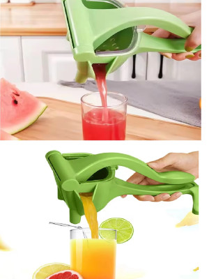 Manuel Plastik Meyve Portakal Karpuz Limon Sıkacağı Kollu Sebze Suyu Sıkma Limonata Aparatı Aleti
