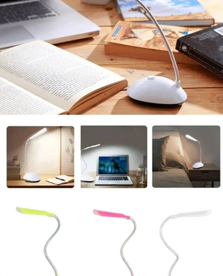 Masa Lambası Spiral Led Kitap Okuma Işığı Pilli Model Led Lamba Masa Lambası Spiral Led Kitap Okuma Işığı Pilli Model Led Lamba