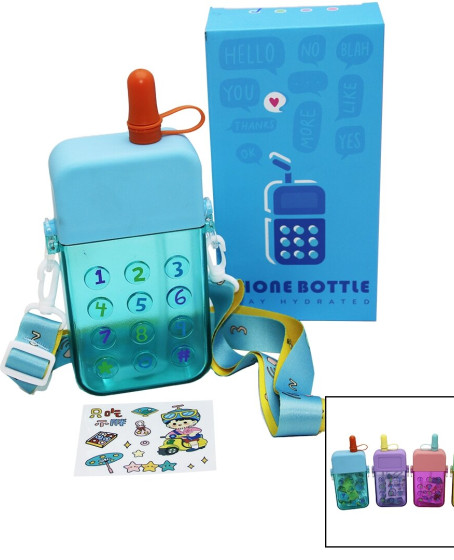 MATARA TELEFON MODELİ RENKLİ MİKA KRİSTAL SULUK MATARA PİPETLİ VİDALI KAPAK ASKILI 300ML MATARA TELEFON MODELİ RENKLİ MİKA KRİSTAL SULUK MATARA PİPETLİ VİDALI KAPAK ASKILI 300ML
