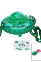 MATARA UFO MODELİ RENKLİ MİKA KRİSTAL SULUK MATARA PİPETLİ TAŞIMA ASKILI 550ML