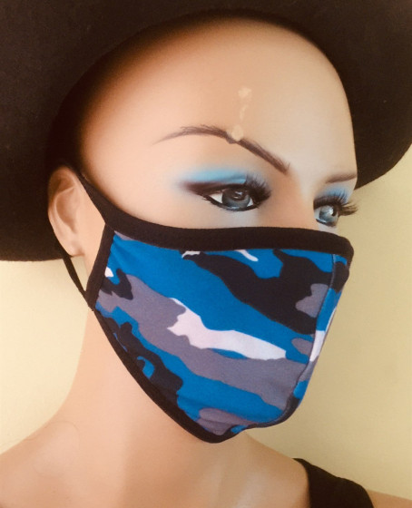 Mavi Kamuflaj Maske Mavi Kamuflaj Maske