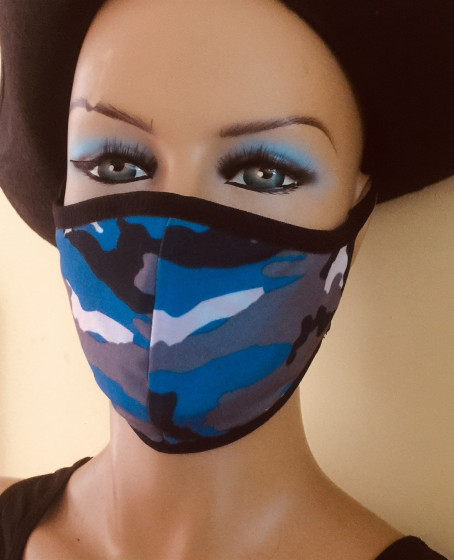 Mavi Kamuflaj Maske Mavi Kamuflaj Maske