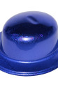 Mavi Renk Hologramlı Plastik Yuvarlak Melon 27x24 cm