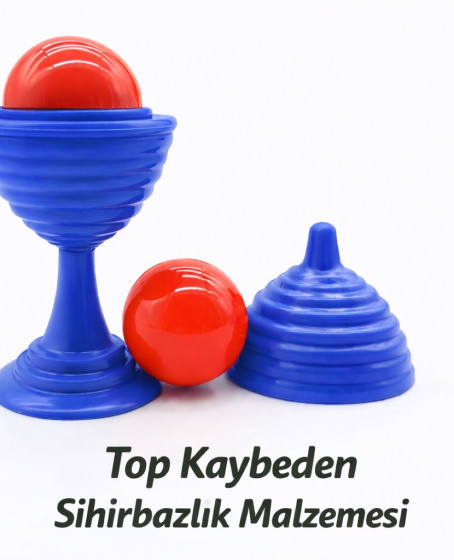 Mavi Renk Sihirli Kupa Top Kaybetme Oyunu 7 cm