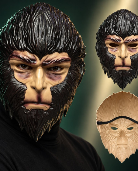 Maymun Kral Wukong Plastik Yüz Maskesi Maymun Kral Wukong Plastik Yüz Maskesi