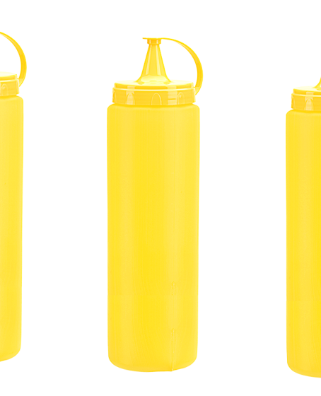 Mayonez Sos Şişesi - 1000ML Dev Boy Sarı 3 Adet