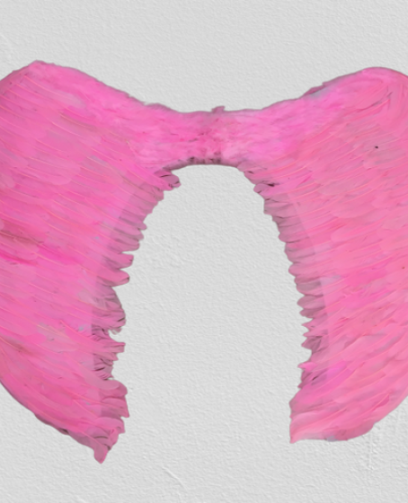 Mega Boy Pembe Renk Tüylü Melek Kanadı 100x85 cm Mega Boy Pembe Renk Tüylü Melek Kanadı 100x85 cm