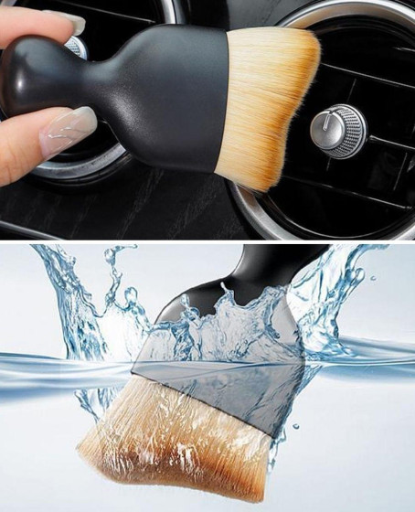 Mini Araç İçi Temizlik Fırçası Yumuşak Kıllı