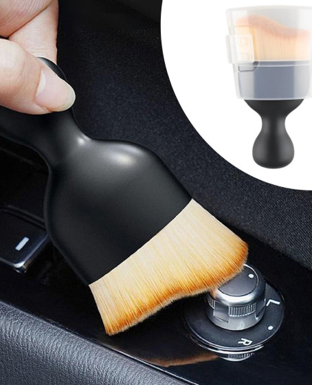Mini Araç İçi Temizlik Fırçası Yumuşak Kıllı