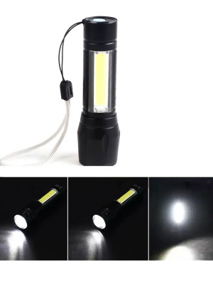 Mini Çok Güçlü Şarjli El Feneri Xpe-Cob Led Wt-030