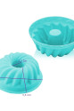 Silikon Göbekli Muffin CupCake Kalıbı - Sürekli Kullanım Muffin Kek Kalıbı 6 ADET