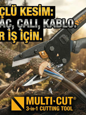 Multi Cutter Kalın Ve Sert Malzeme Kesme Aleti